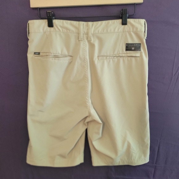 Billabong Tan Flat Front Summer Shorts - Picture 3 of 7